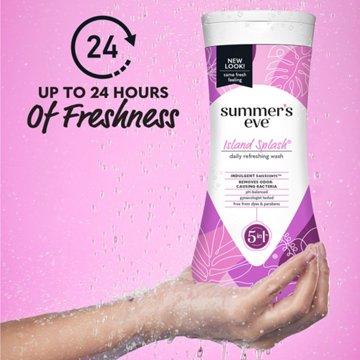 Summer's Eve Cleansing Wash - Island Splash, 15 oz