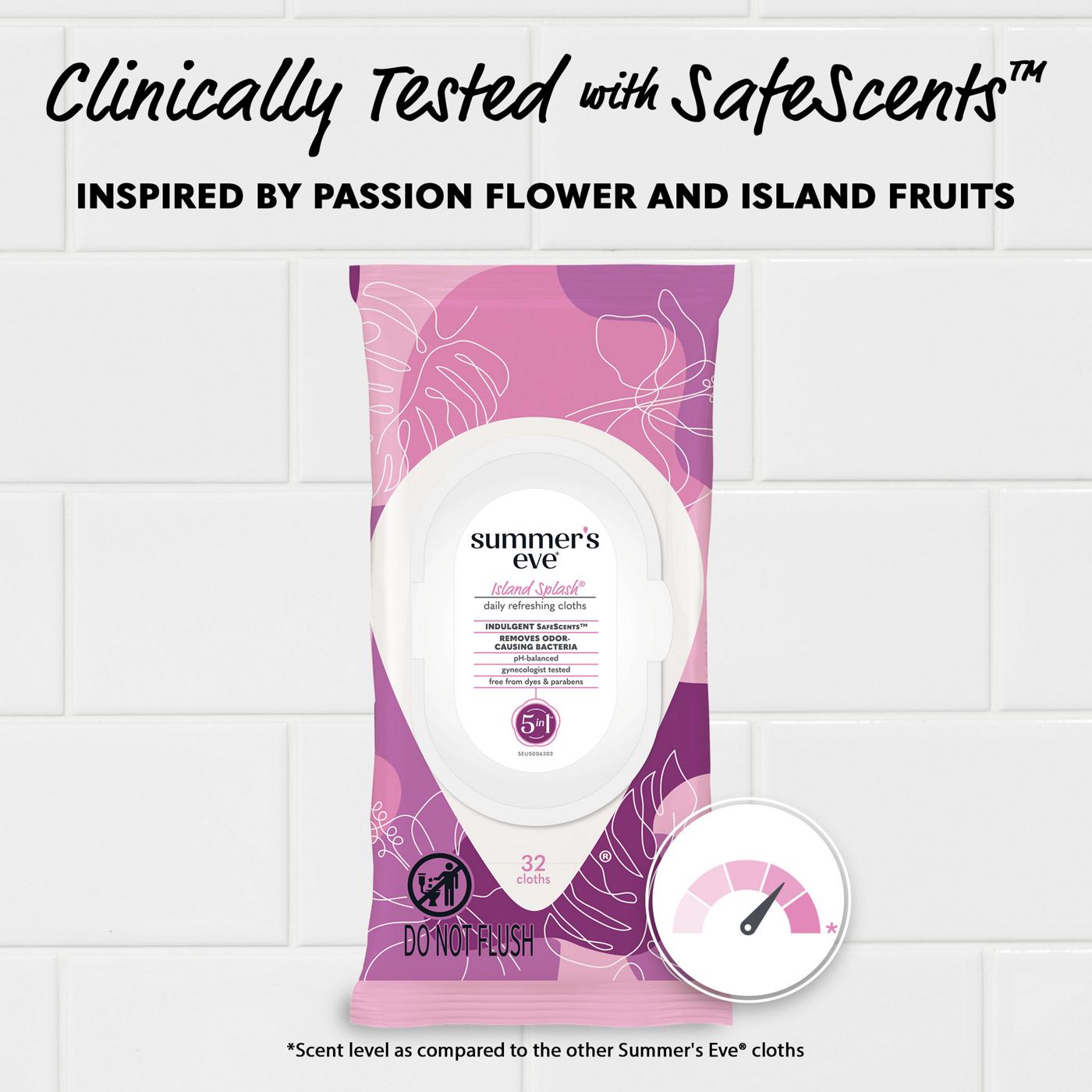 Summer's Eve Feminine Wipes - Island Splash; image 3 of 5