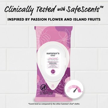 Summer's Eve Feminine Wipes - Island Splash, 32 ct