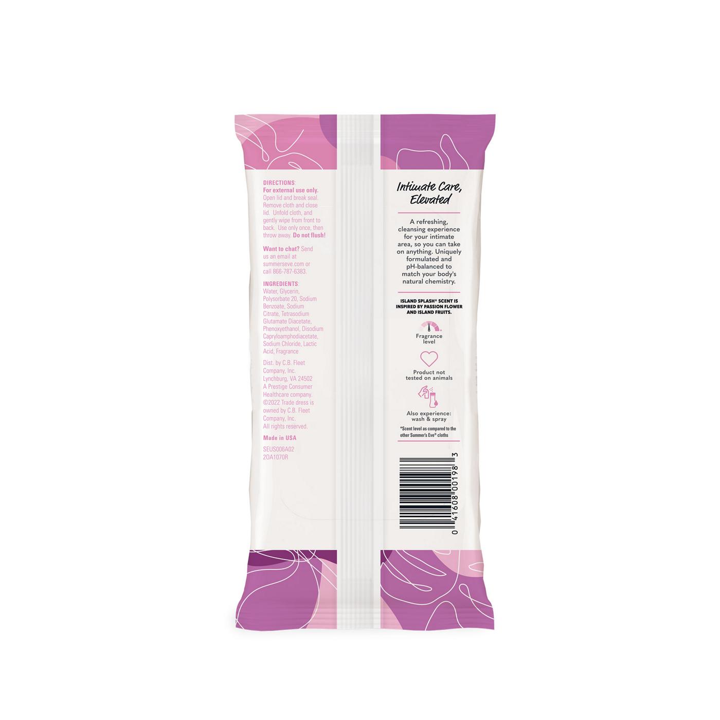 Summer's Eve Feminine Wipes - Island Splash; image 5 of 5