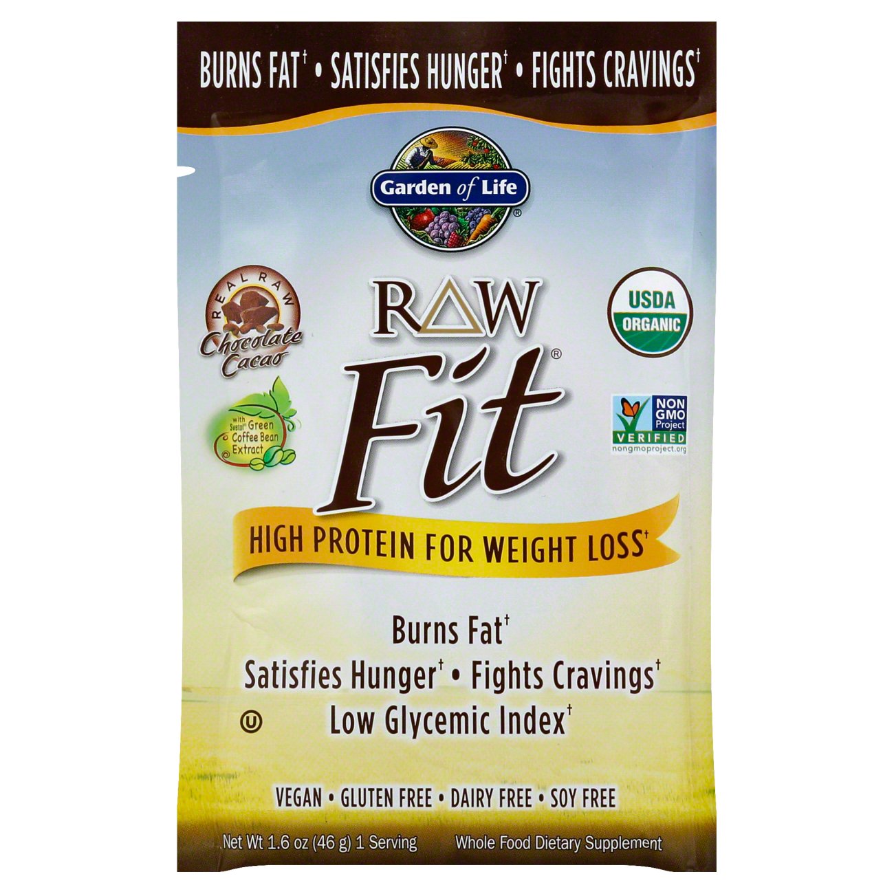 Garden of Life Raw Organic Fit Protein Powder Chocolate Shop Diet