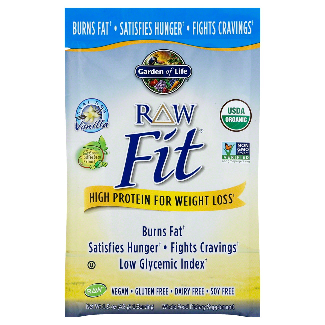 Garden of Life Raw Organic Fit Protein Powder Vanilla Shop Diet