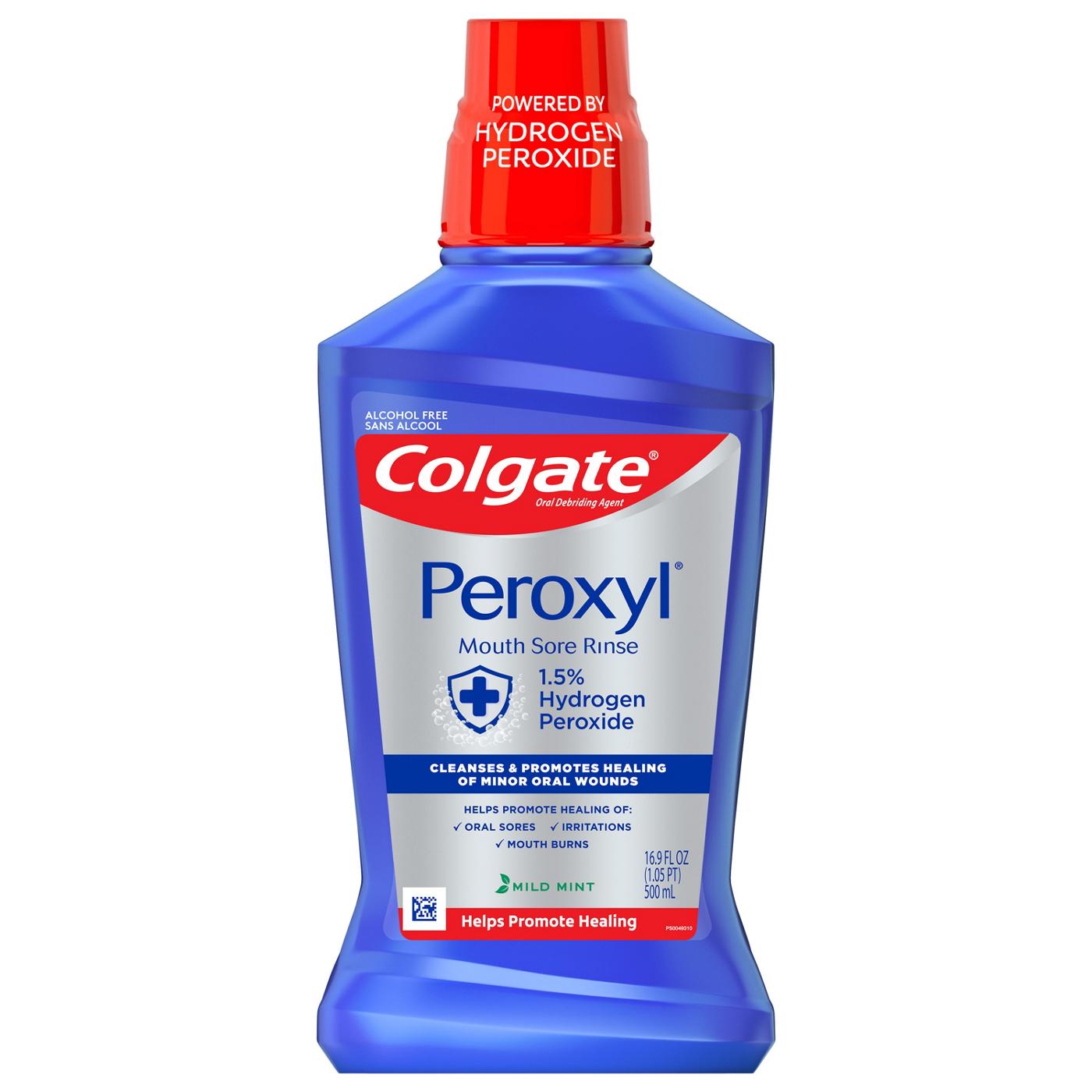 Colgate Peroxyl Mouth Sore Rinse Mild Mint Shop Oral Pain Relief At