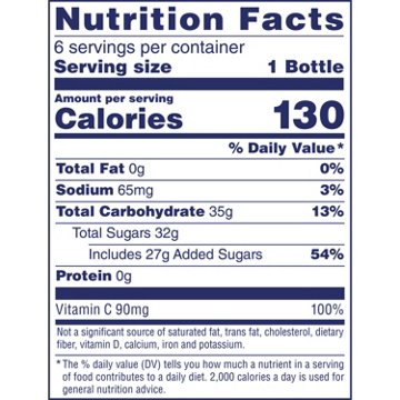 Ocean Spray Cran-Grape Juice 6 pk Bottles, 10 oz