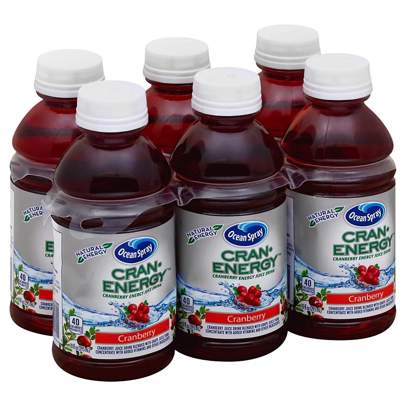 Ocean Spray CranEnergy Cranberry Juice 10 oz Bottles