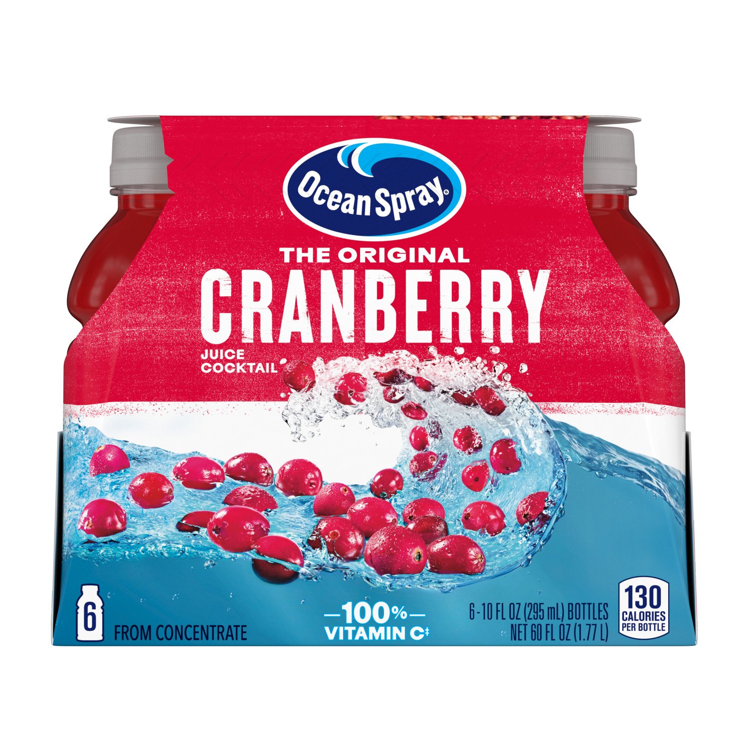 Ocean Spray Cranberry Cocktail Juice 10 Oz Bottles Shop Juice At H E B   001862997 1