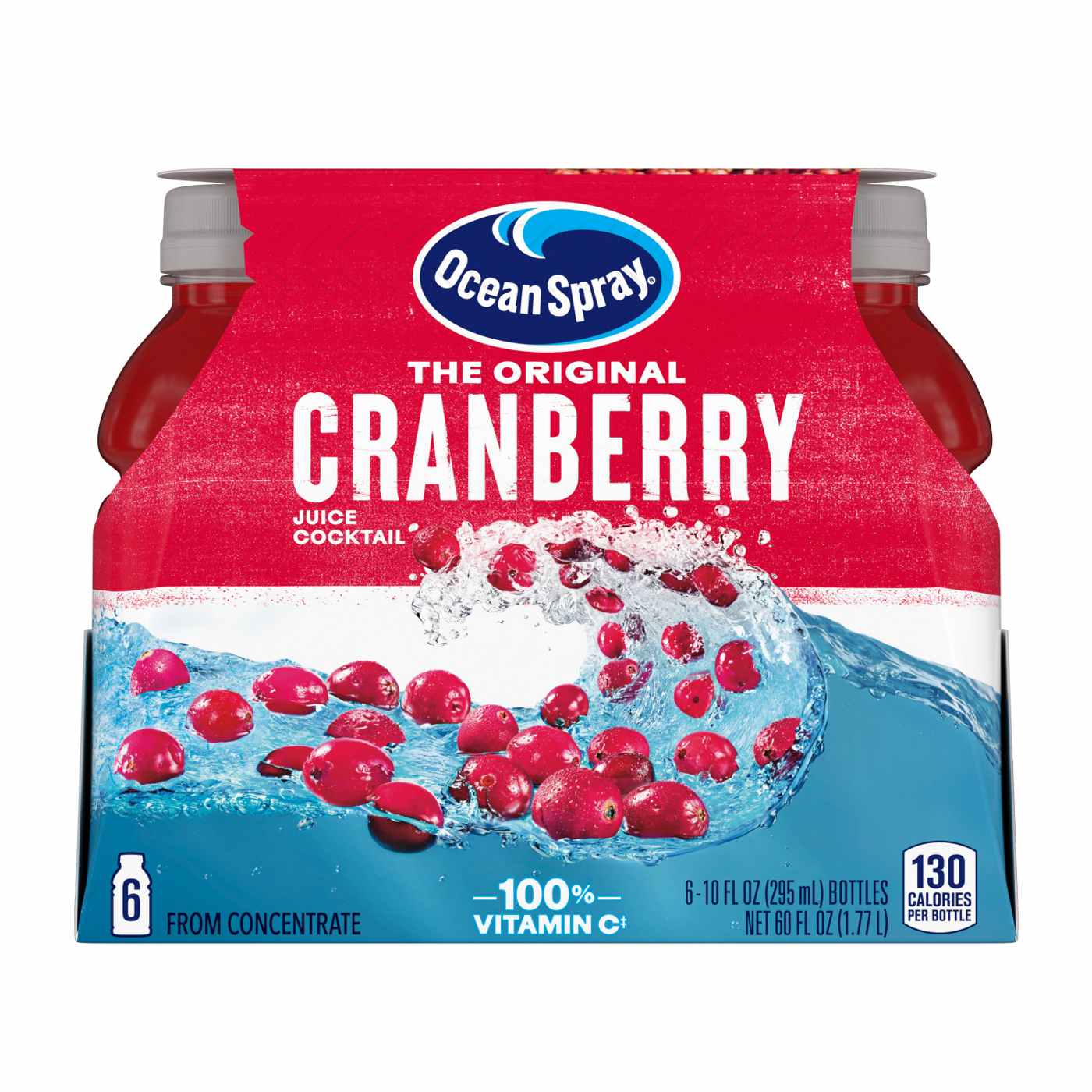 Ocean Spray Cranberry Cocktail Juice 10 oz Bottles; image 1 of 5