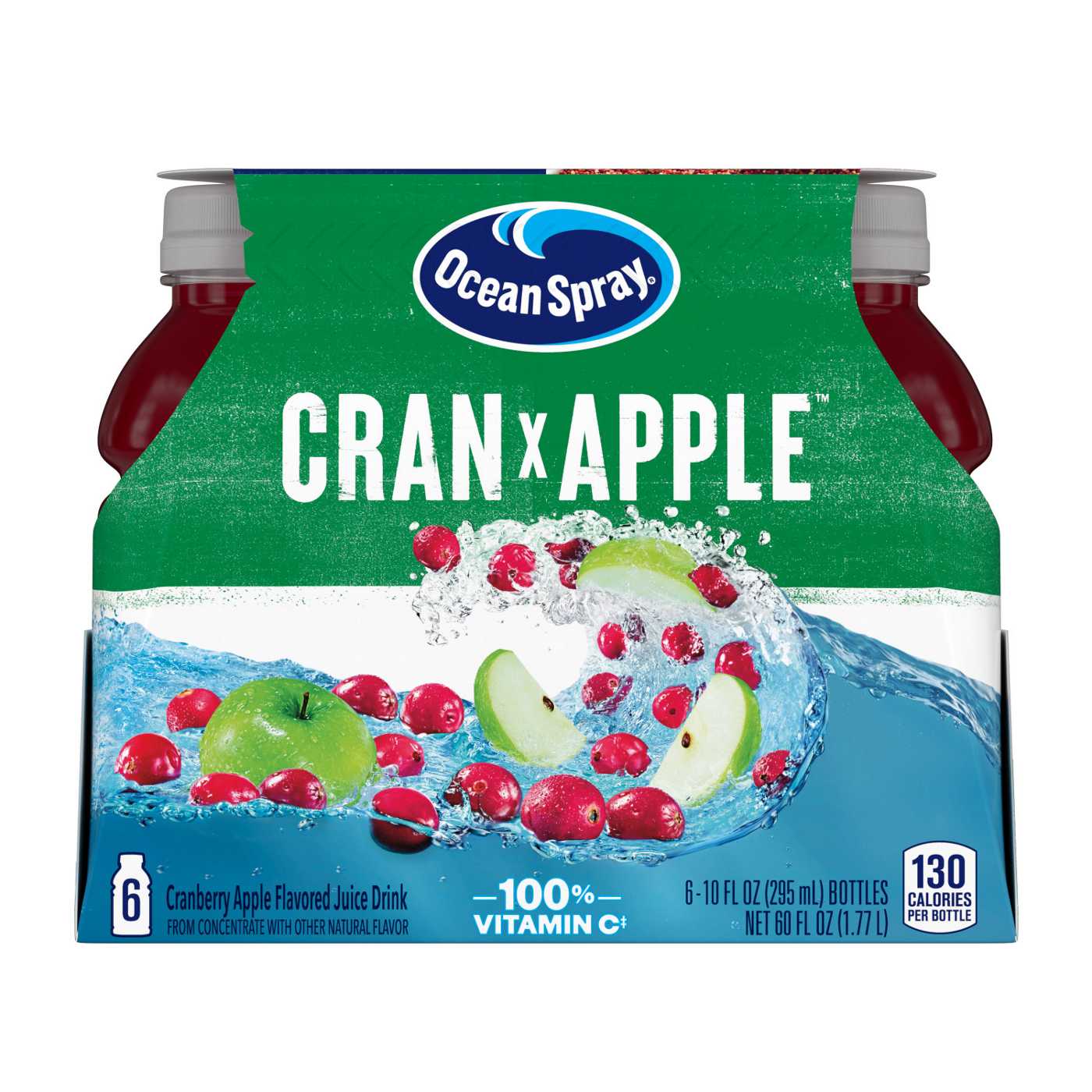 Ocean Spray Cran-Apple Cranberry Apple 6 pk Juice Drinks; image 1 of 6