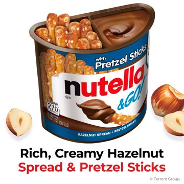 Nutella & Go! Hazelnut Spread + Pretzel Sticks