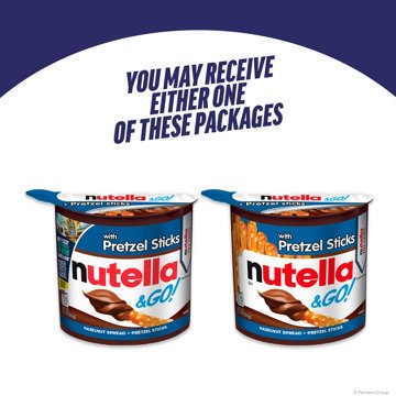 Nutella & Go! Hazelnut Spread + Pretzel Sticks
