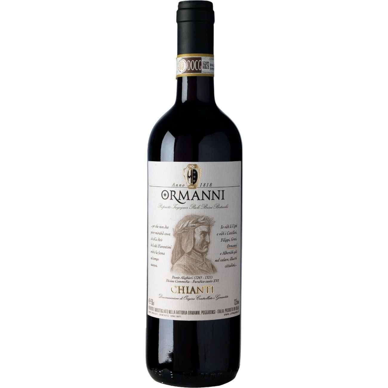 Ormanni Organic Chianti Italian Red Wine, 750 mL | Central Market
