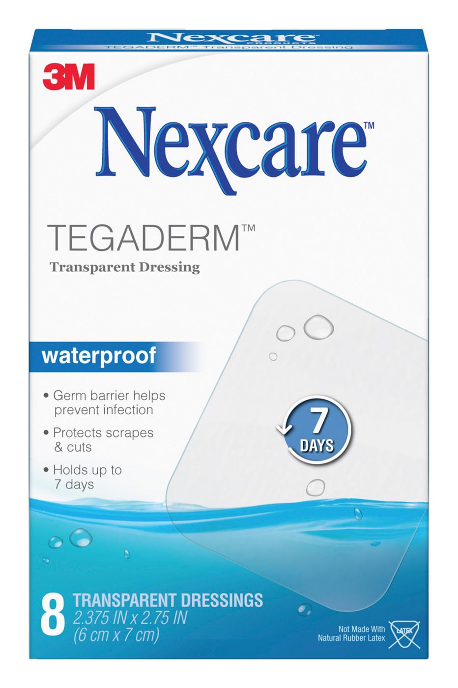 Nexcare Tegaderm Waterproof Transparent Dressings; image 1 of 2