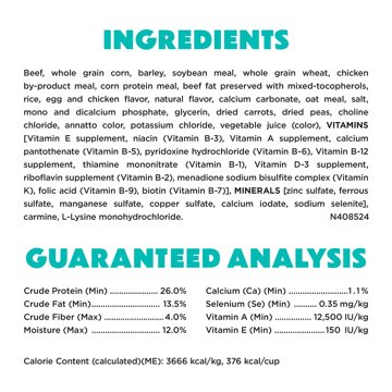 Beneful Purina Incredibites Natural Small Breed Dry Dog Food - Farm-Raised Beef