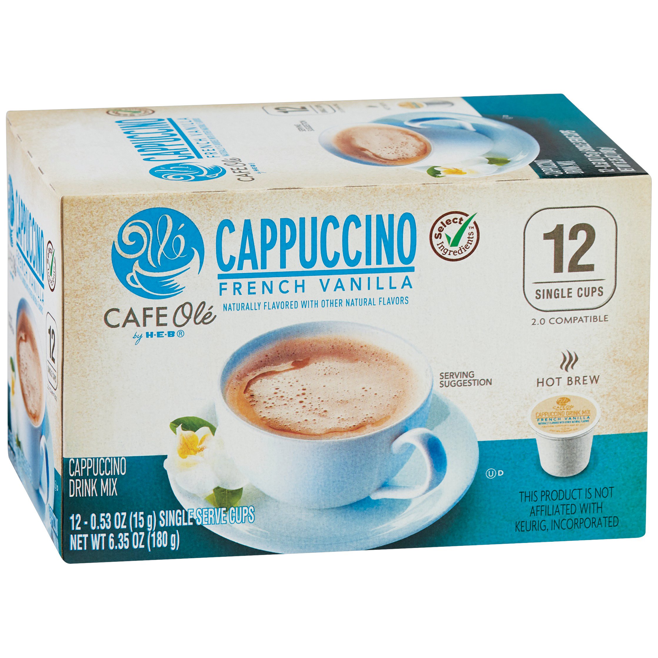 Decaf cappuccino k cups best sale