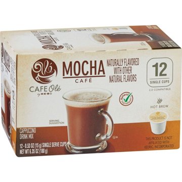 CAFE Olé by H-E-B Mocha Cappuccino Single Serve Cups