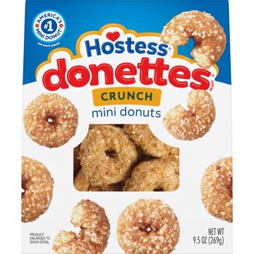Hostess Donettes Crunch Mini Donuts