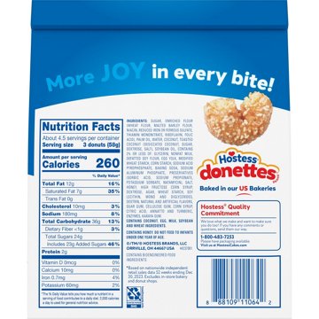 Hostess Donettes Crunch Mini Donuts