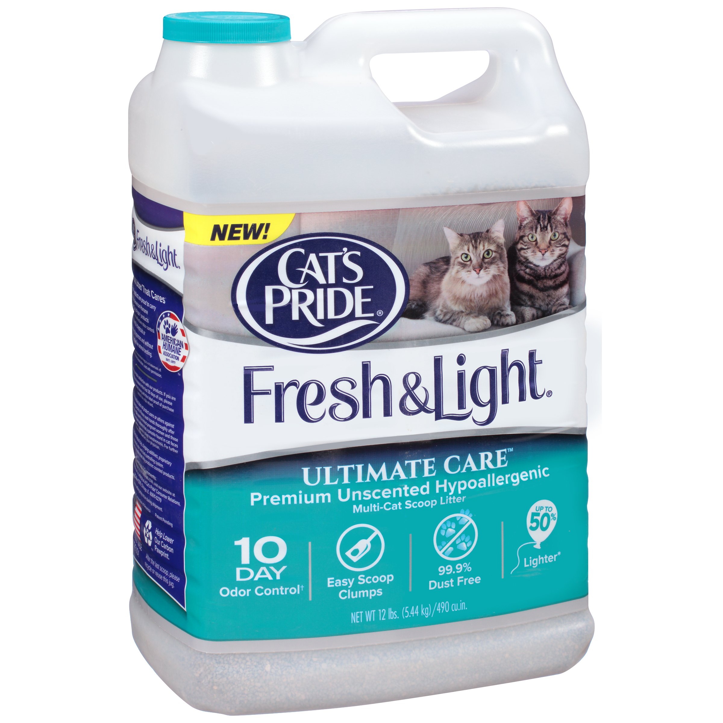 Cat's Pride Fresh & Light Litter Unscented Hypoallergenic Shop Cats