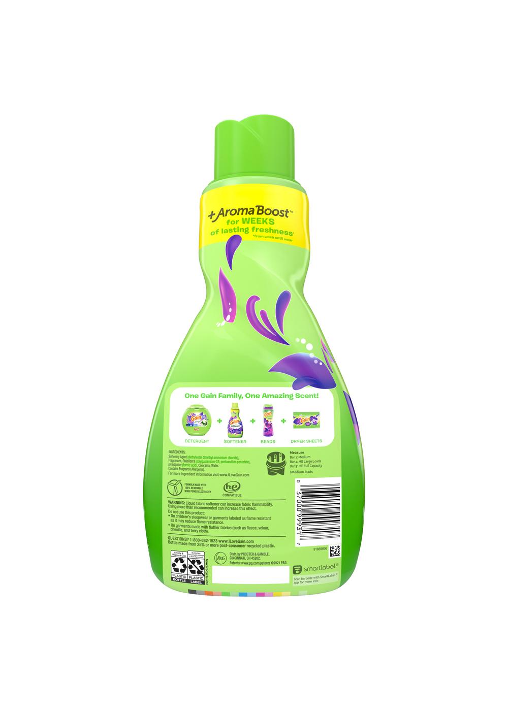 Gain Ultra Liquid Fabric Softener, 48 Loads - Moonlight Breeze; image 10 of 17