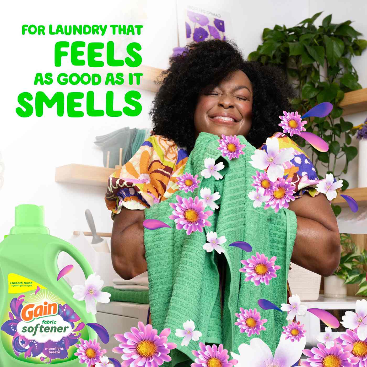 Gain Ultra Liquid Fabric Softener, 48 Loads - Moonlight Breeze; image 8 of 17