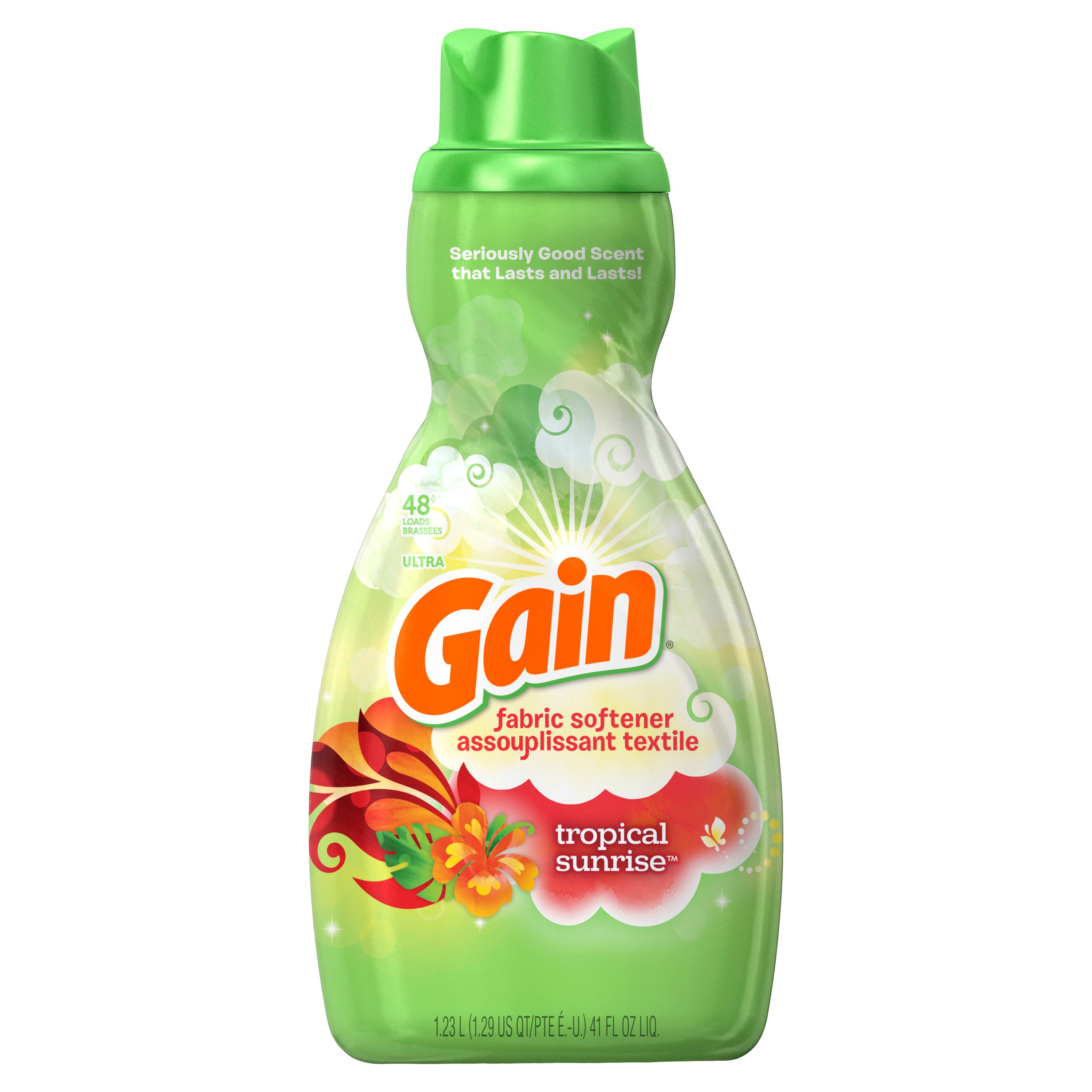 Gain Tropical Sunrise Scent Liquid Fabric Enhancer 48 Loads Shop Laundry at HEB