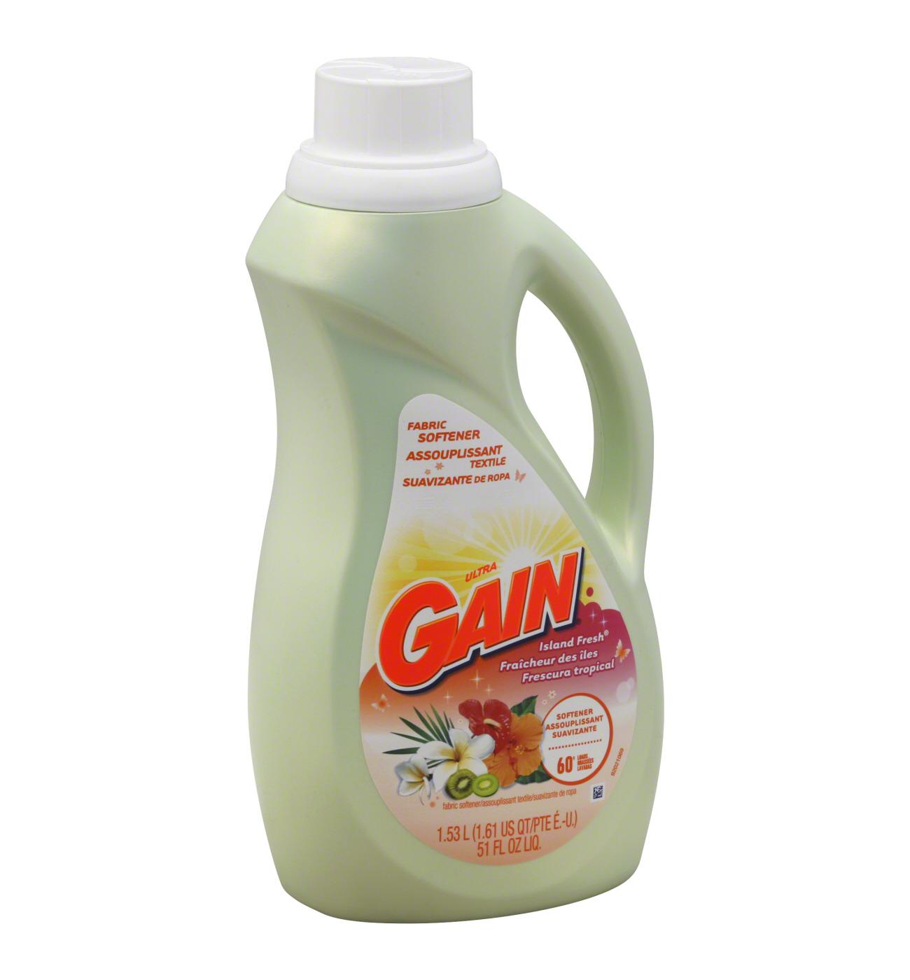 Gain Liquid Fabric Softener, Island Fresh 60 Load Shop Softeners at HEB