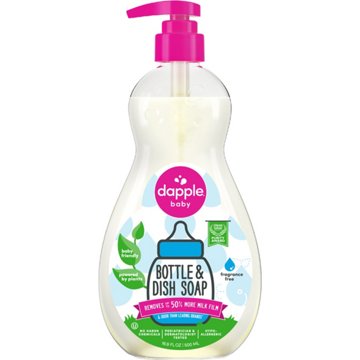Dapple Baby Fragrance Free Bottle & Dish Soap, 16.9 oz