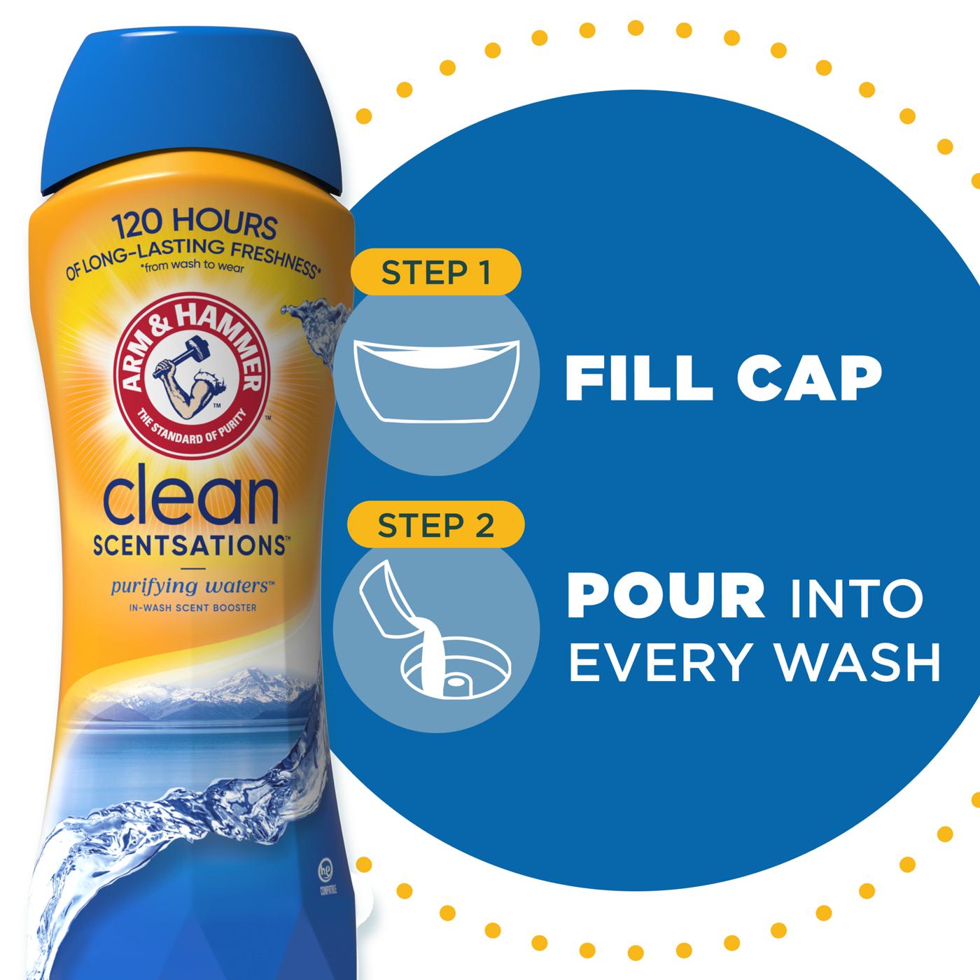 Arm & Hammer Clean Scentsations In-Wash Scent Booster Beads - Purifying Waters; image 3 of 12