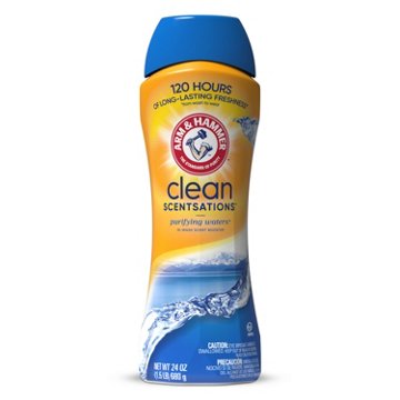 Arm & Hammer Clean Scentsations In-Wash Scent Booster Beads - Purifying Waters, 24 oz