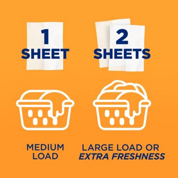Arm & Hammer Clean Scentsations Fabric Softener Dryer Sheets - Purifying Waters , 40 ct