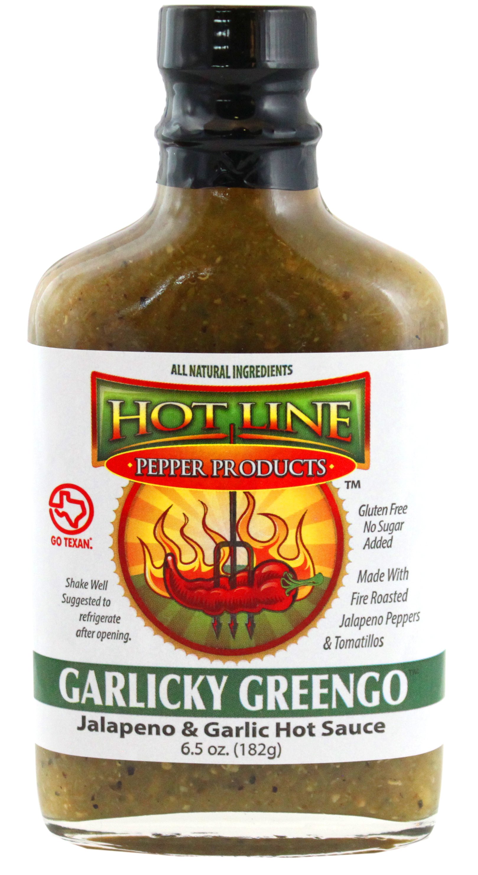 Hot Line Hot Sauce Garlicky Greengo Shop Hot sauce at HEB