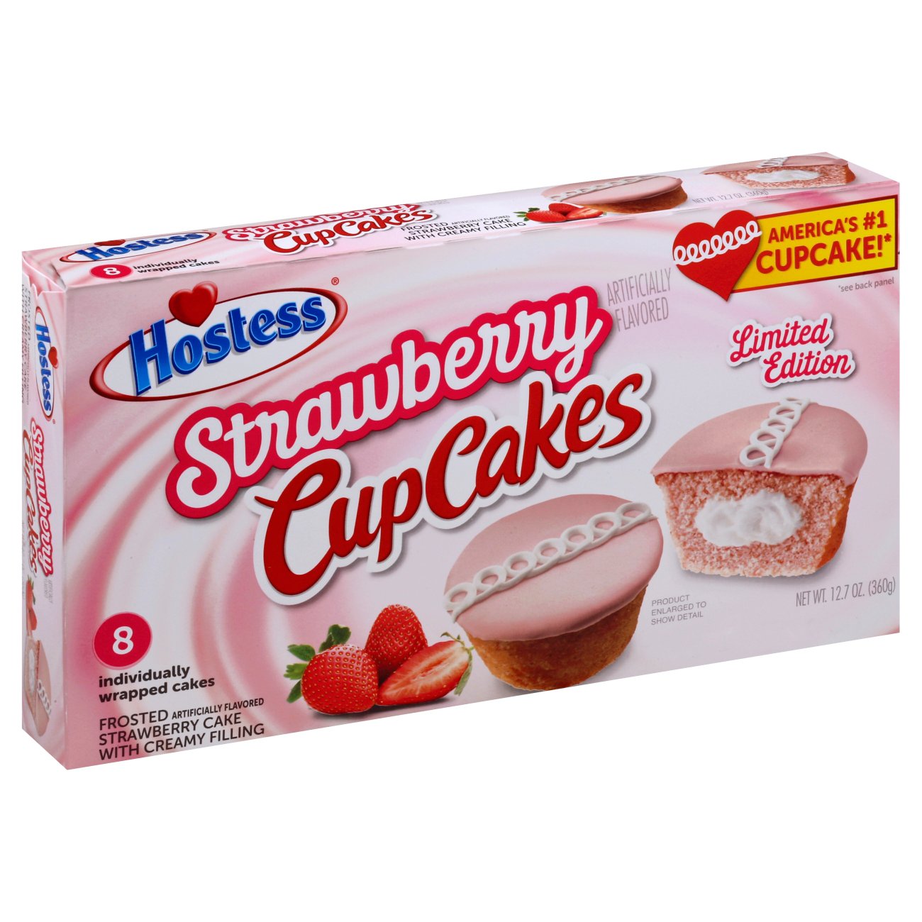 Hostess Strawberry Cupcakes Shop Snack cakes at HEB