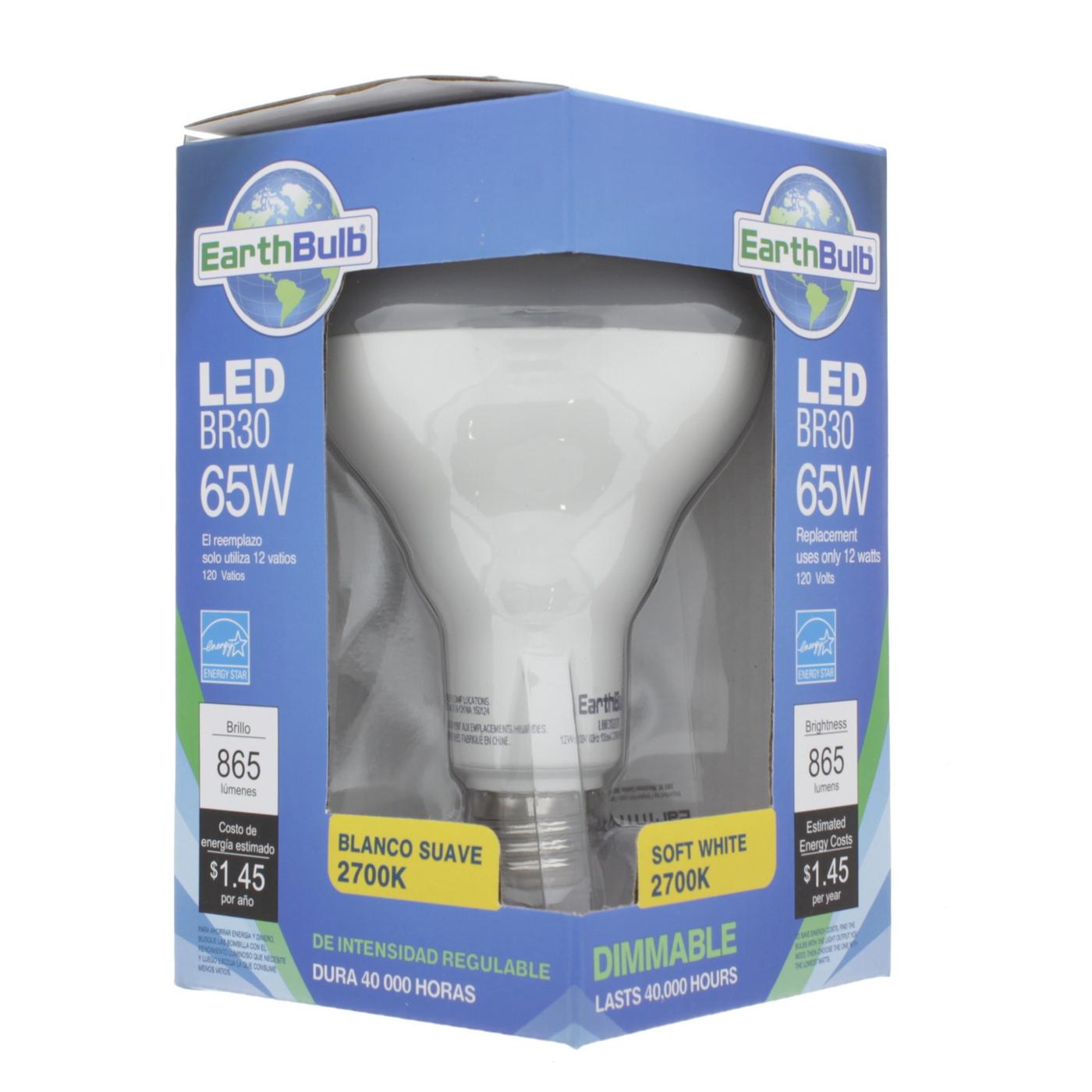 EarthBulb BR30 65-Watt Soft White LED Bulb; image 1 of 2