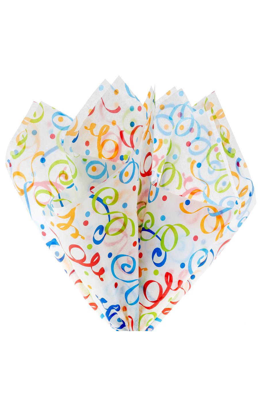 Hallmark Multi Color Streamers Gift Tissue Paper - White; image 2 of 4