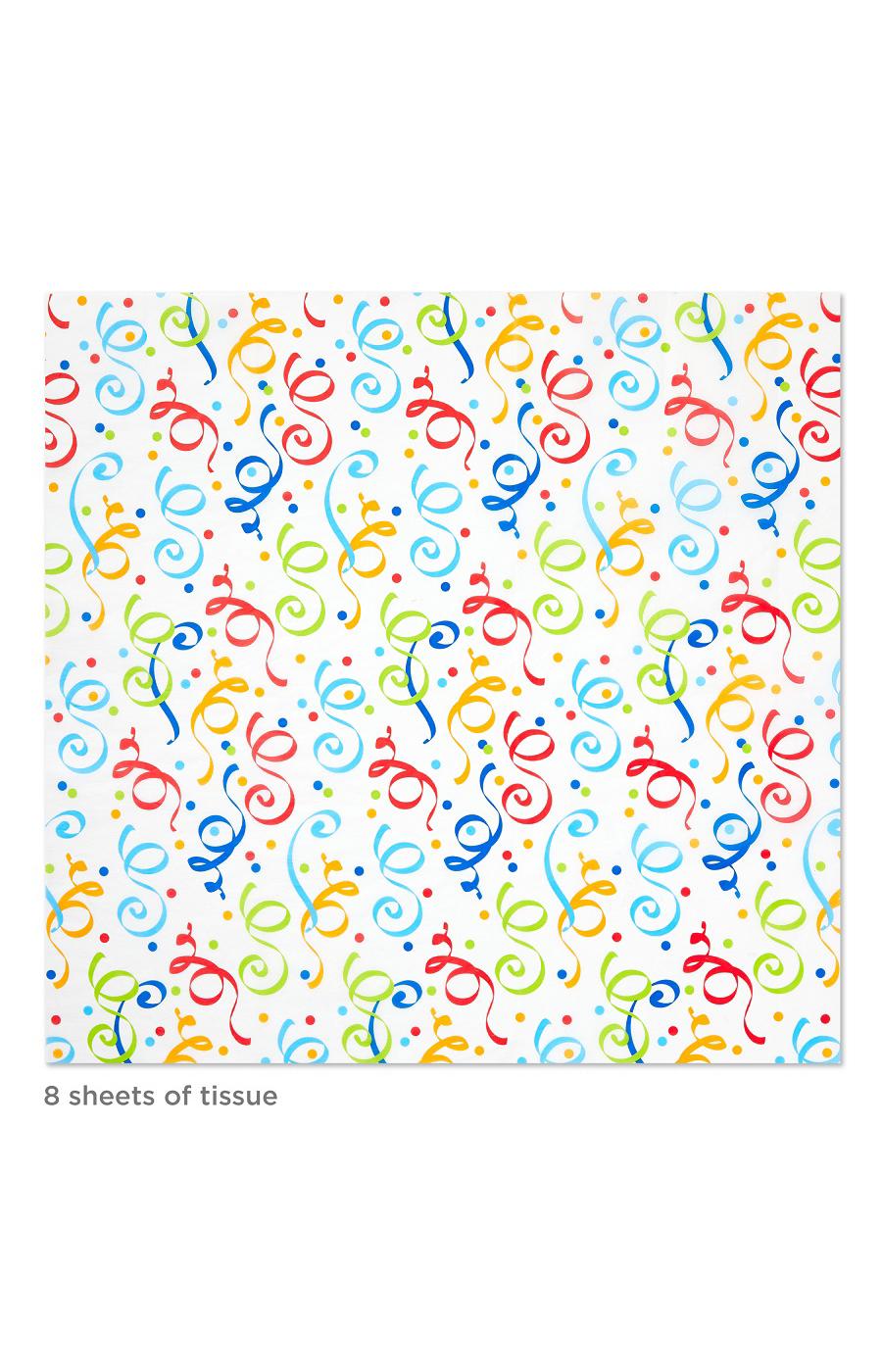 Hallmark Multi Color Streamers Gift Tissue Paper - White; image 3 of 4