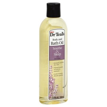 Dr Teal's Bath & Body Oil, Soothe & Sleep with Lavender, 8.8 oz