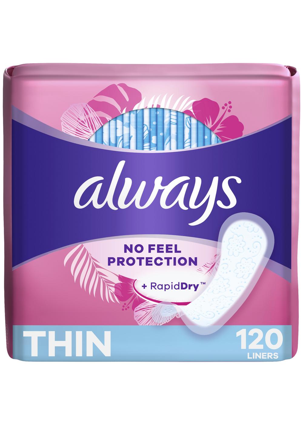 Pharmasave  Shop Online for Health, Beauty, Home & more. ALWAYS THONG  DAILY LINERS REGULAR UNSCENTED 42S