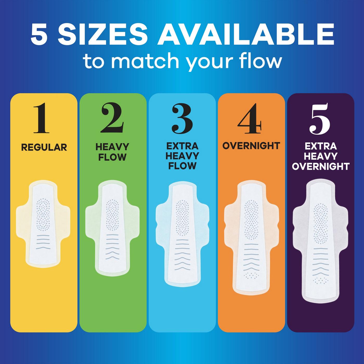 Always Infinity FlexFoam Pads for Women Extra Heavy Overnight