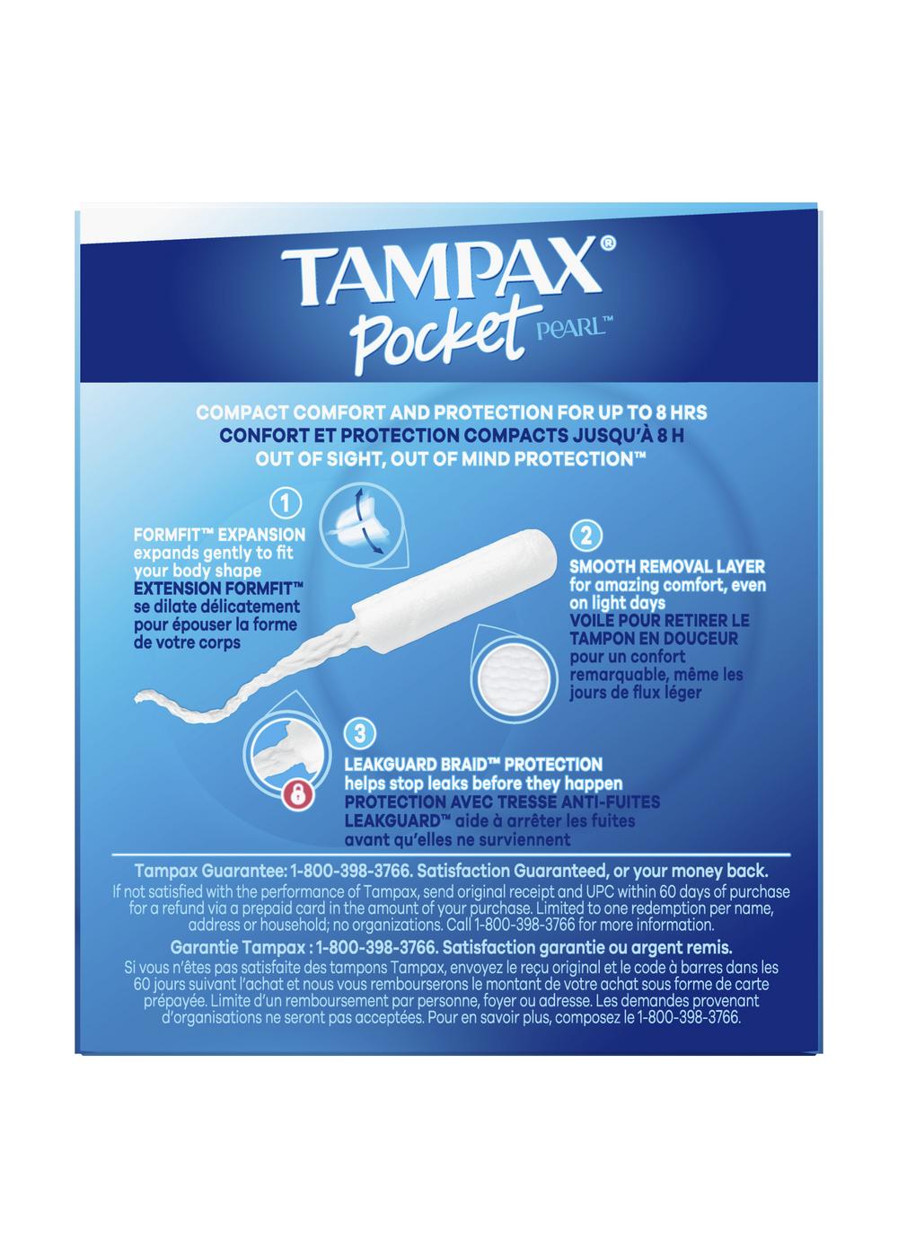Tampax Pearl Pocket Tampons Super; image 2 of 8