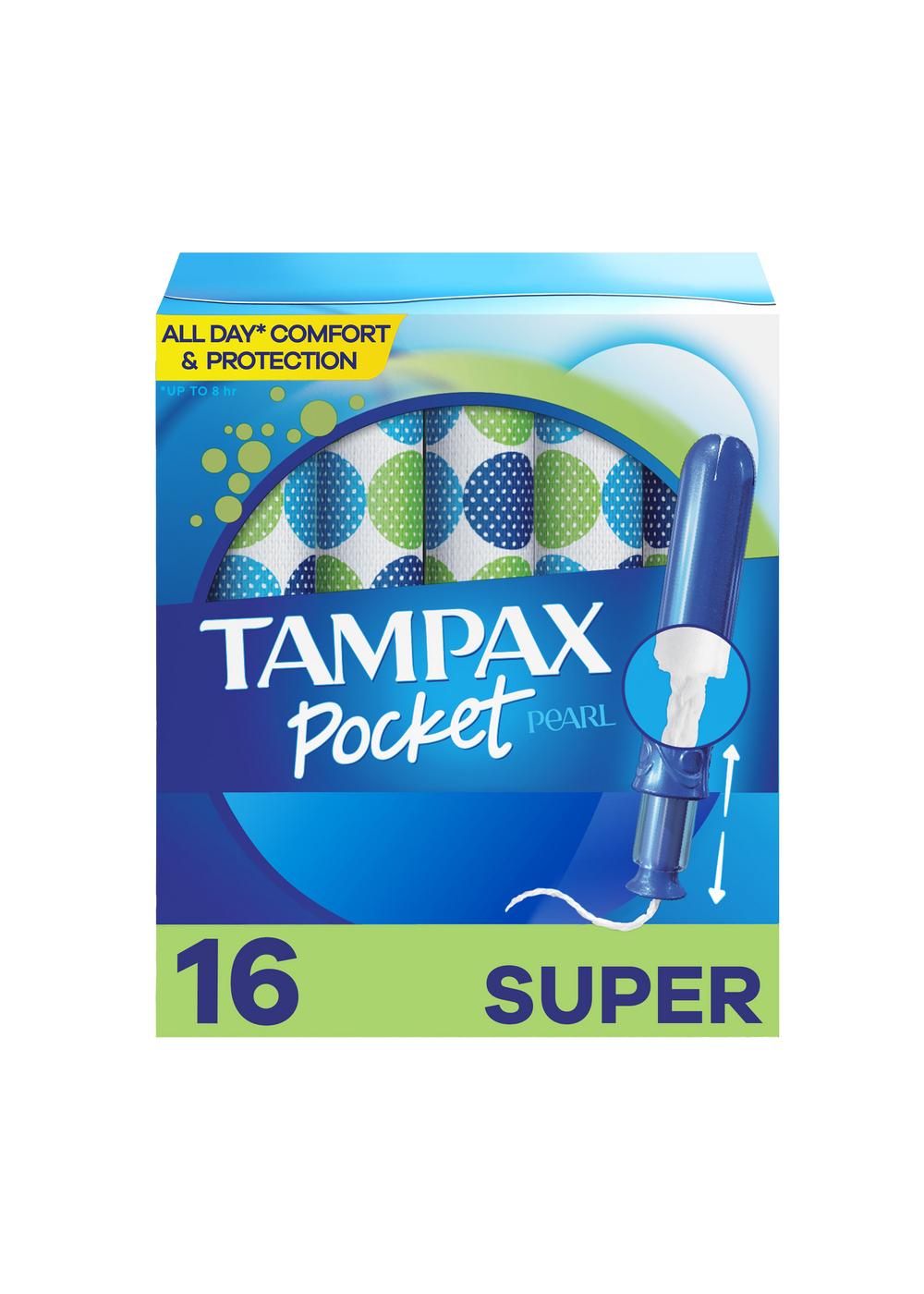 Tampax Pearl Pocket Tampons Super; image 5 of 8