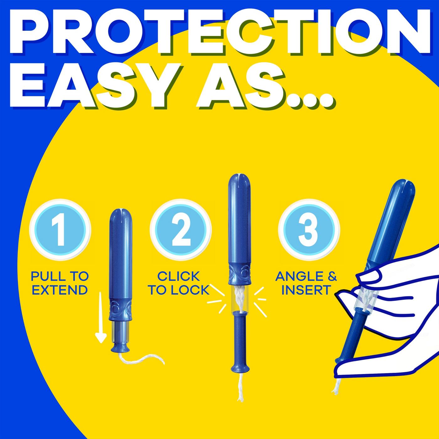 Tampax Pearl Pocket Tampons Super - Shop Tampons at H-E-B, image size:1400x1400