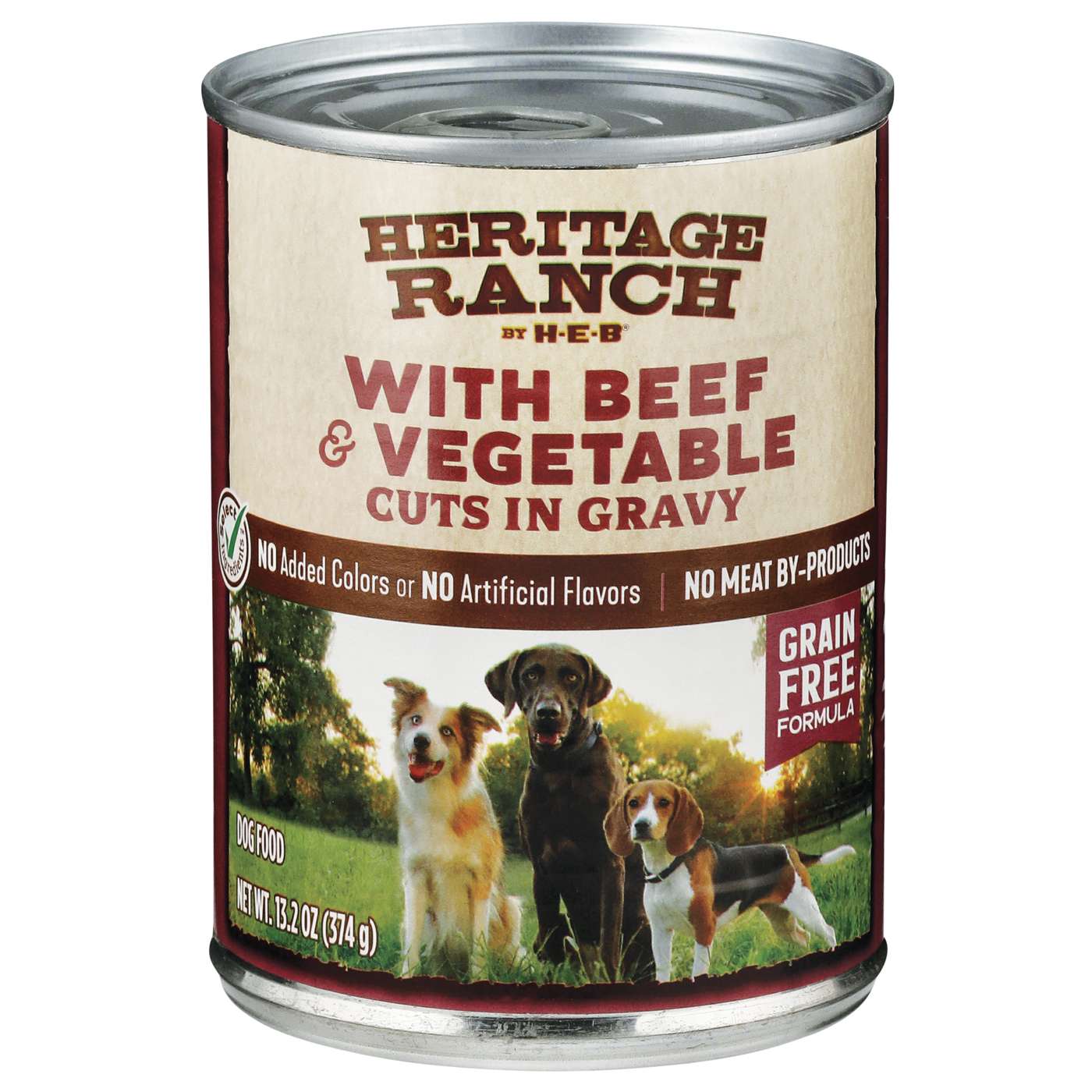 Heritage Ranch by H-E-B Grain-Free Canned Wet Dog Food Variety Pack - Beef or Chicken with Vegetables; image 2 of 4