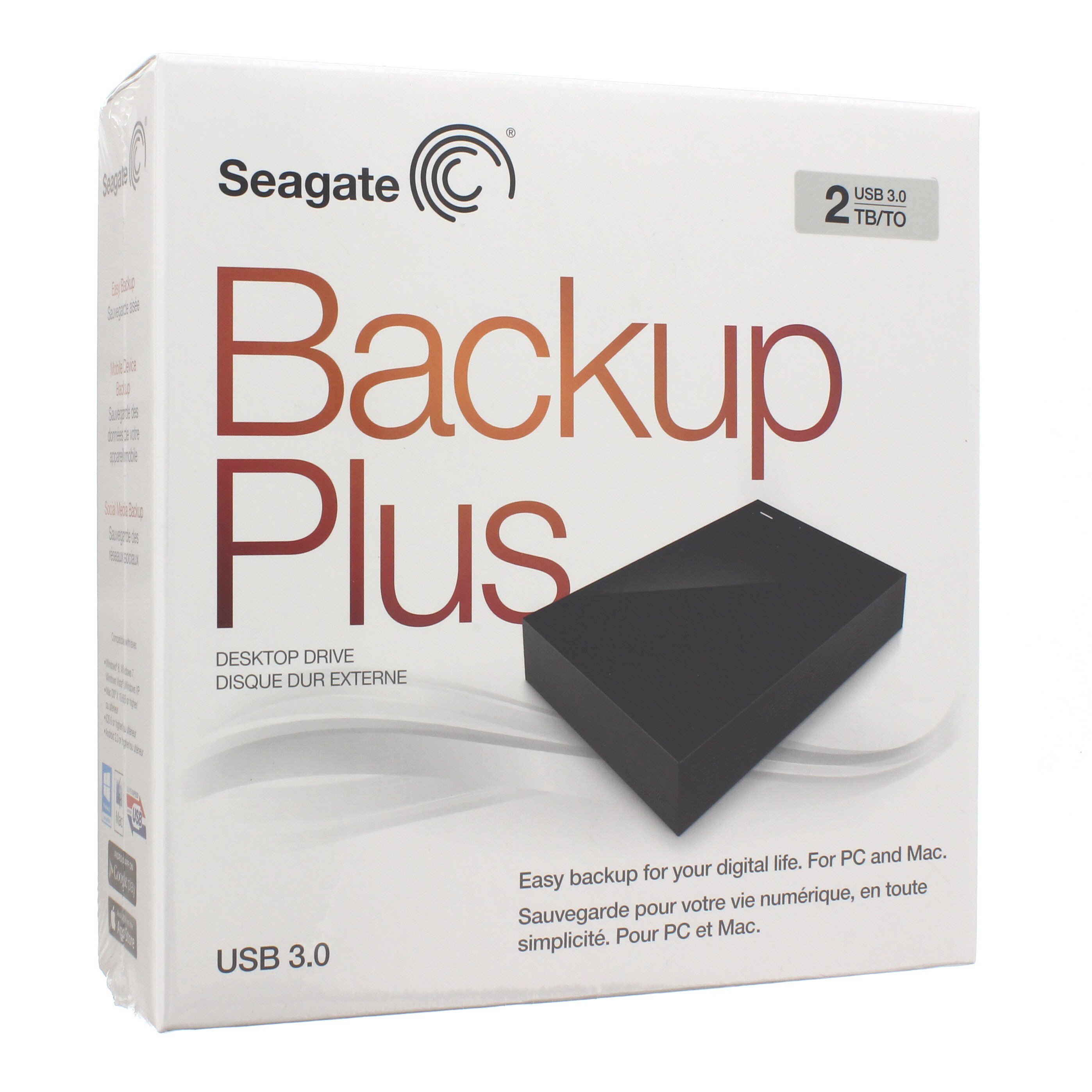 Seagate 2TB Backup Plus Desktop Drive USB 3.0 - Shop Storage