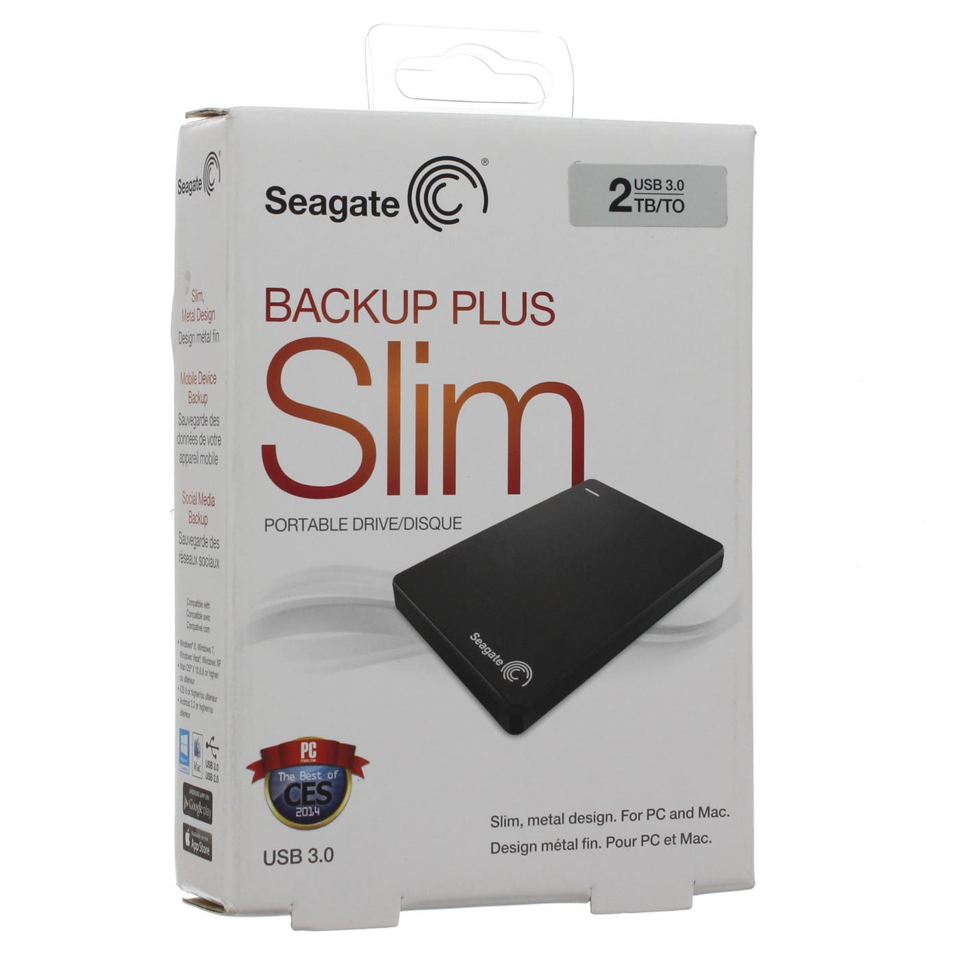 Seagate 2TB Backup Plus Portable Drive USB 3.0; image 1 of 2