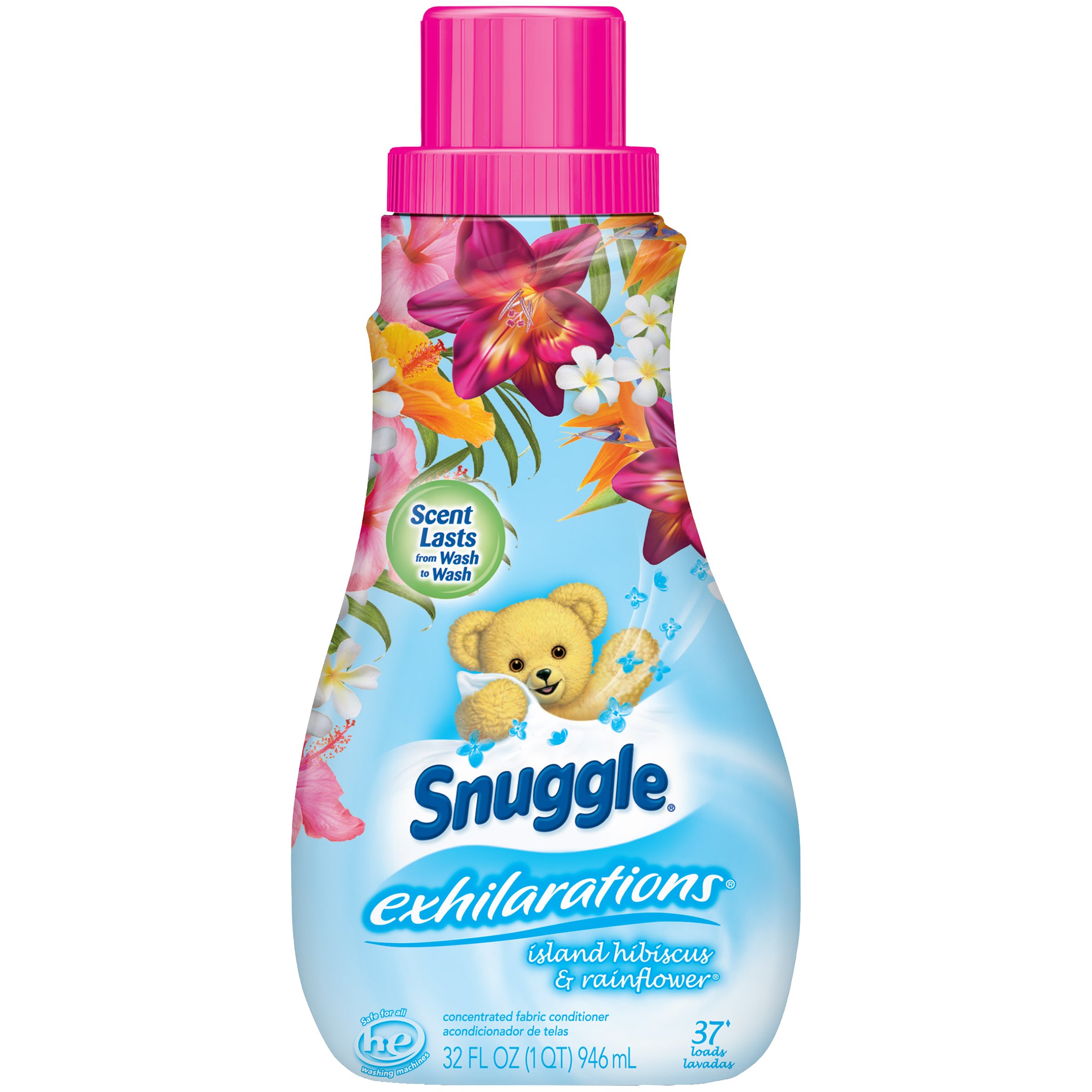 Snuggle Exhilarations Island Hibiscus & Rainflower Liquid Fabric