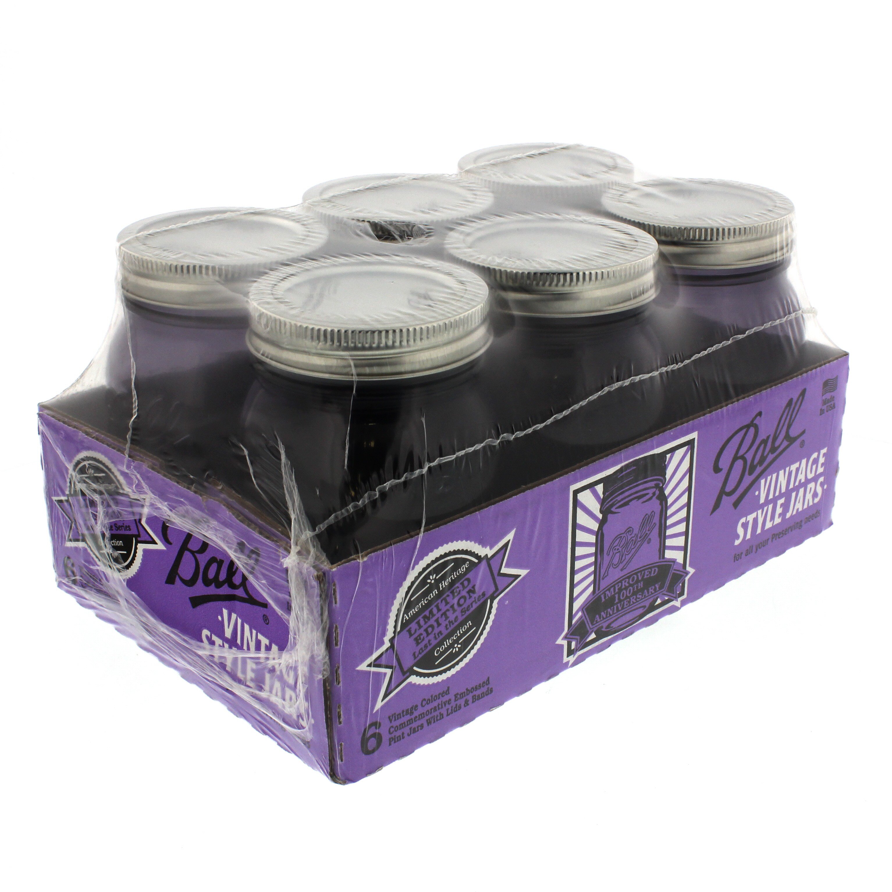 Ball Heritage Collection Pint Jars, Purple Shop Canning supplies at HEB