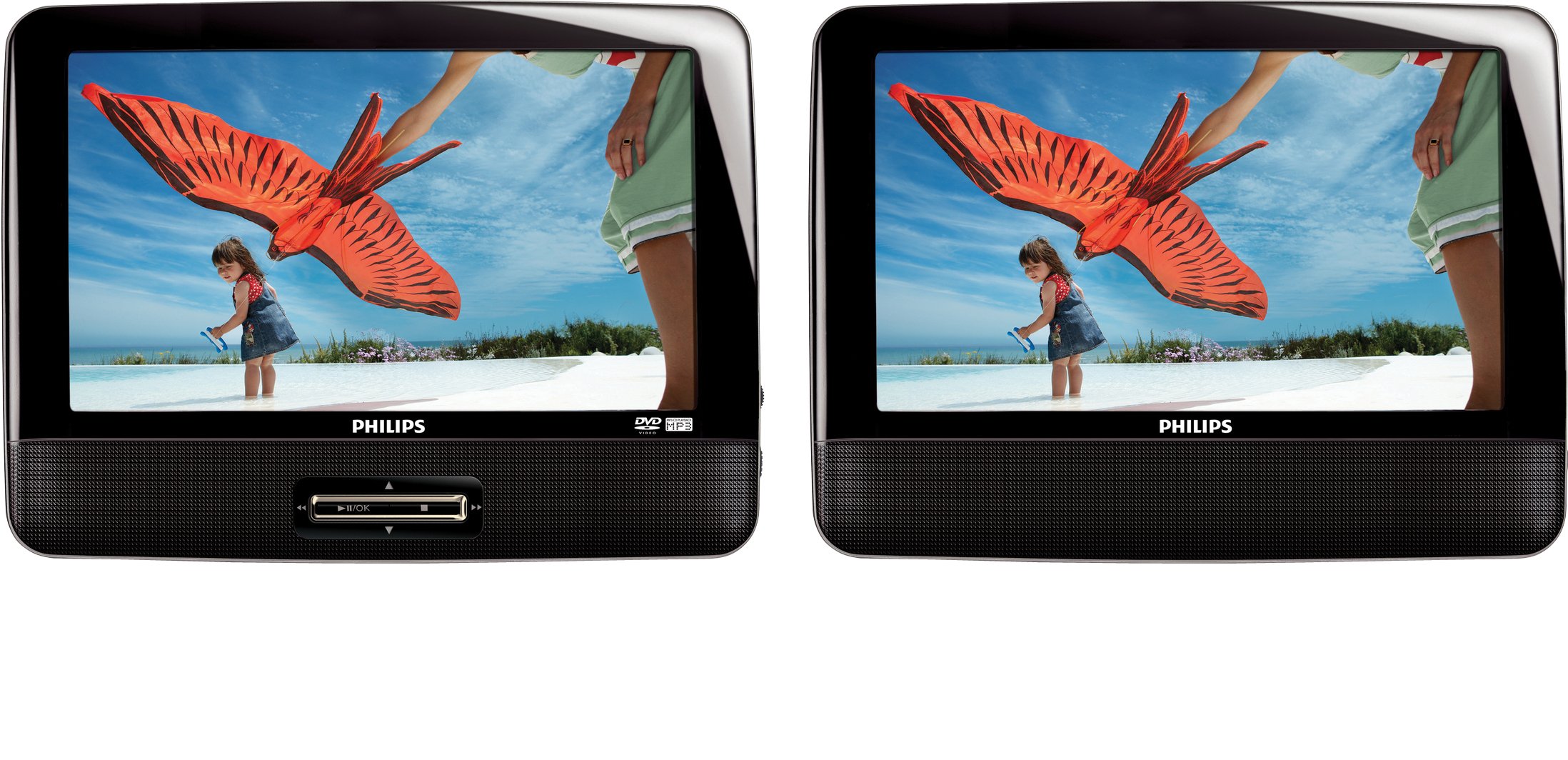 Philips 9" Dual Screen DVD Player Shop at HEB