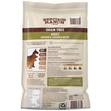 Heritage Ranch by H-E-B Adult Grain-Free Dry Dog Food - Chicken & Chickpea