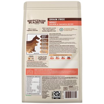 Heritage Ranch by H-E-B Adult Grain-Free Dry Dog Food - Salmon & Chickpea