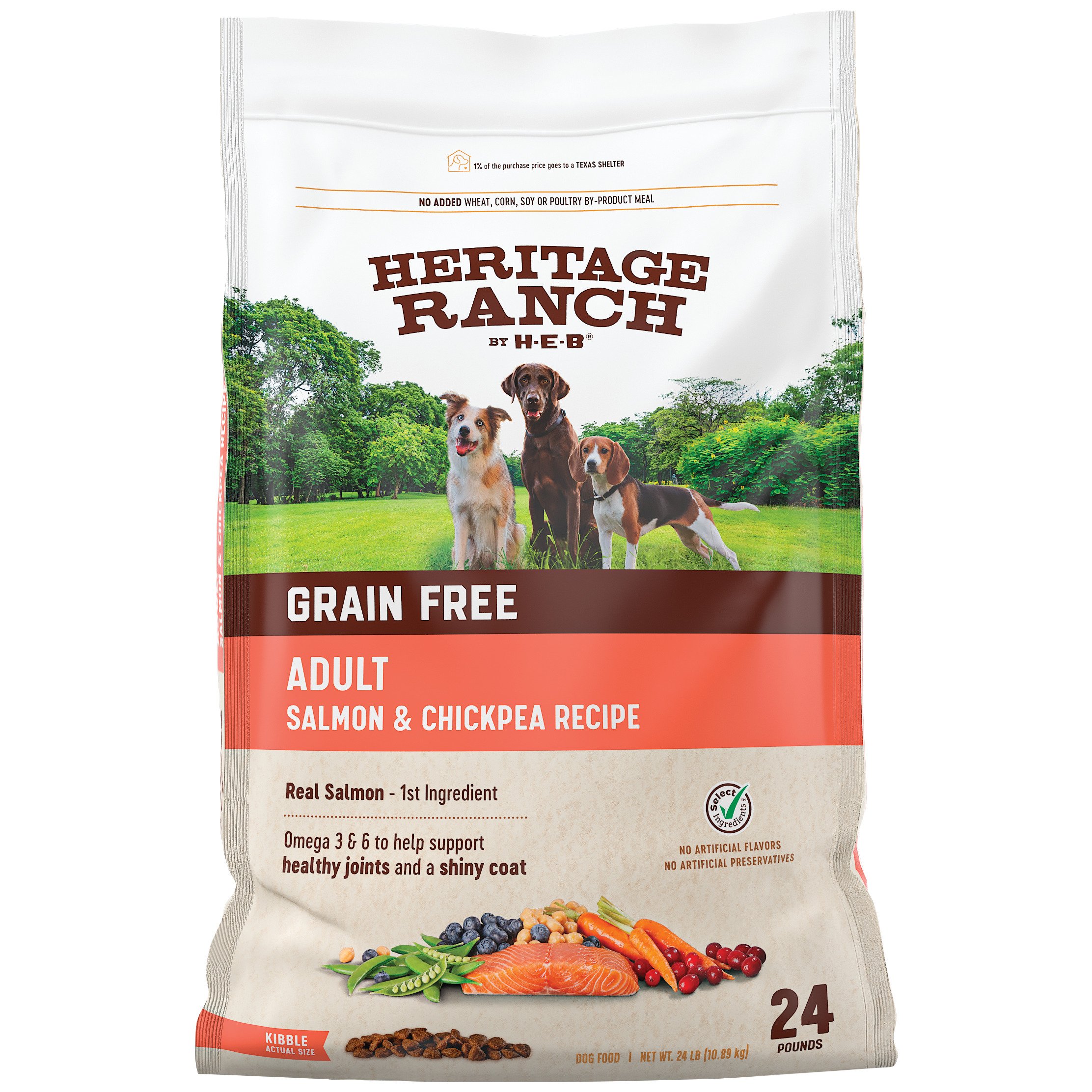 dog food with grain